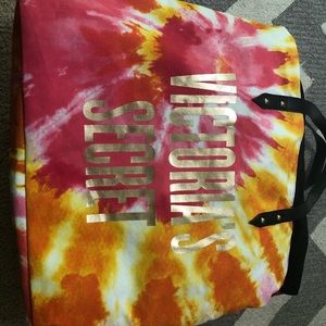 VS tie dyed canvas bag
